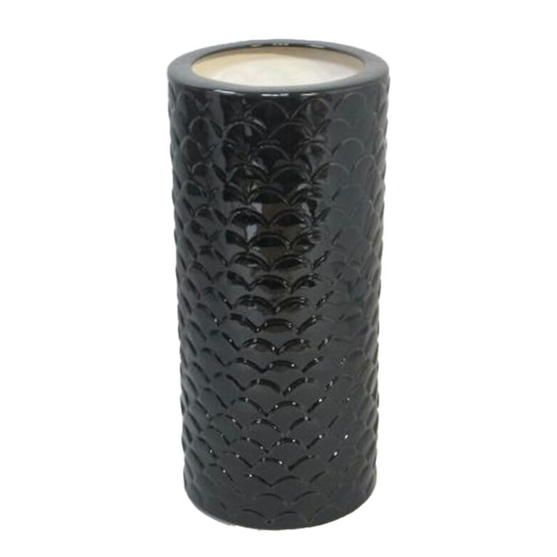 【送料無料】陶器傘立て <br><br>U-13BK【 黒 ブラック スリム 可愛い かわいい おしゃれ おすすめ 人気 】[ty]