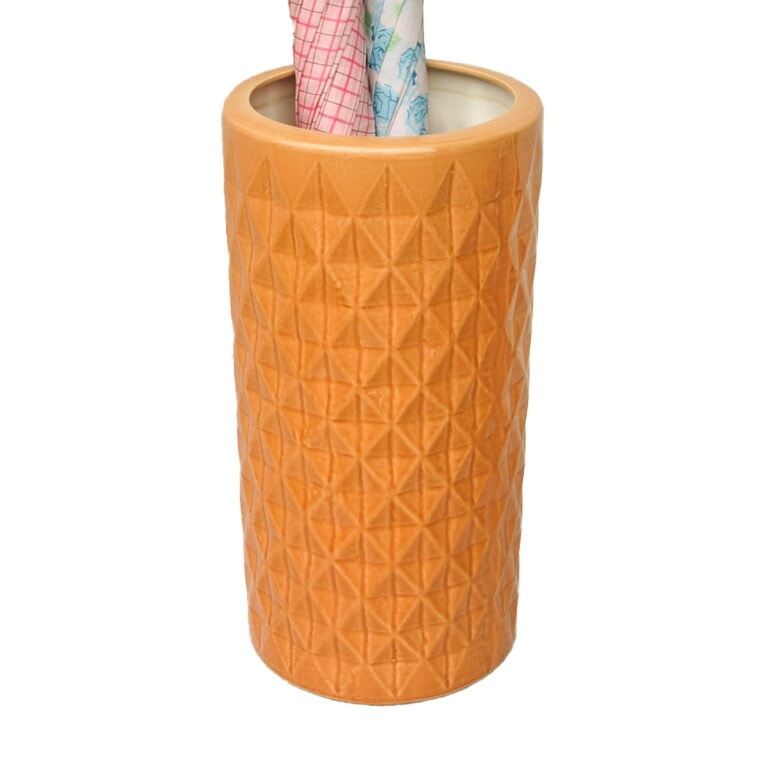 【送料無料】陶器傘立て <br><br>U-45BR【 茶色 ブラウン スリム 可愛い かわいい おしゃれ おすすめ 人気 】[ty]