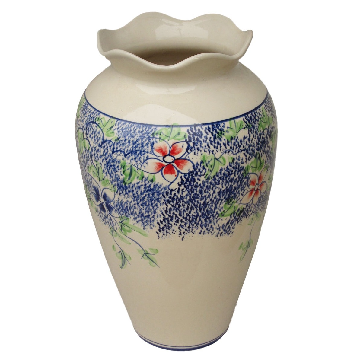 【送料無料】 陶器傘立て U-41FC1[ty] スリム 可愛い かわいい おしゃれ おすすめ 人気 花柄