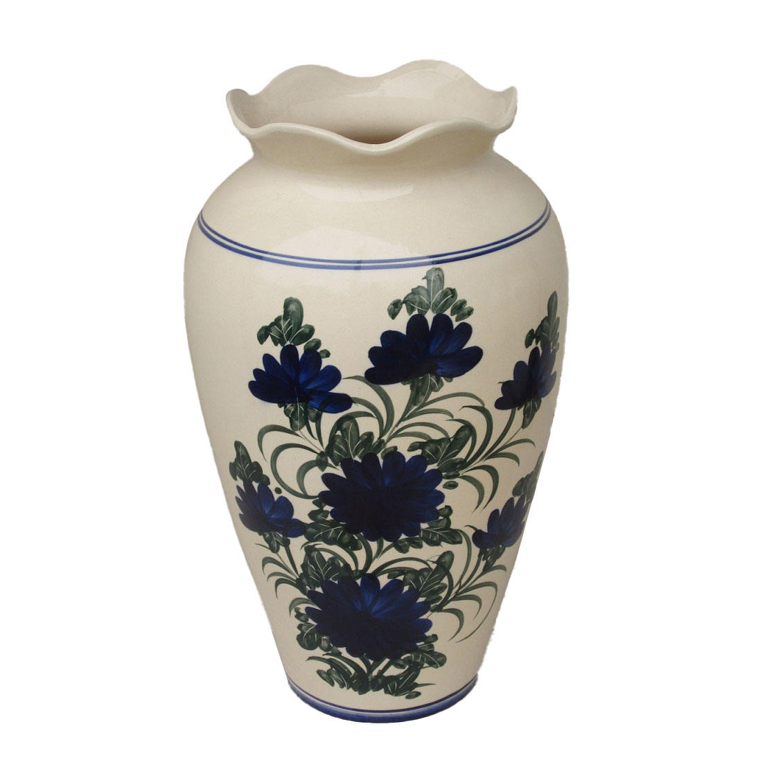 【送料無料】 陶器傘立て U-41KB2[ty] スリム 可愛い かわいい おしゃれ おすすめ 人気 花柄