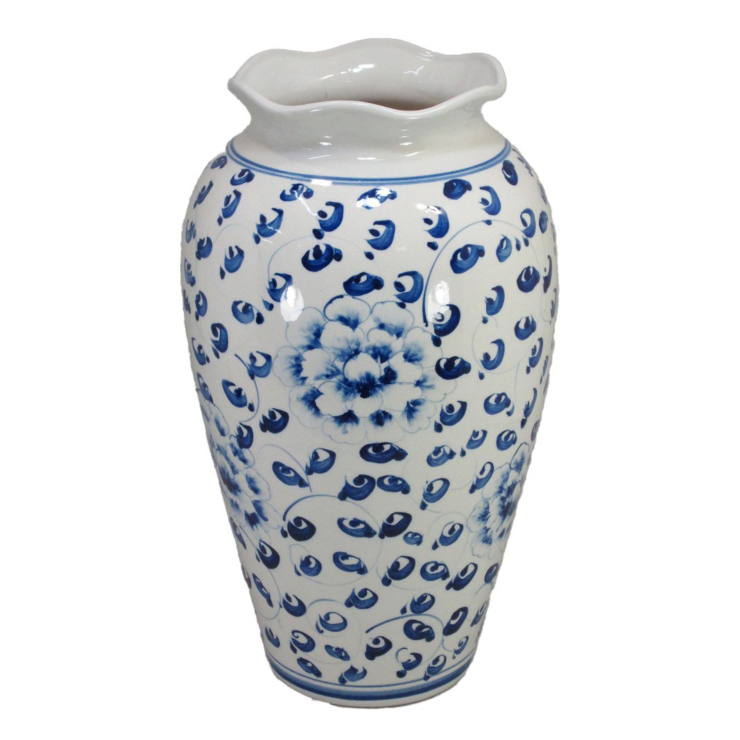 【送料無料】 陶器傘立て U-41KB4[ty] スリム 可愛い かわいい おしゃれ おすすめ 人気 花柄