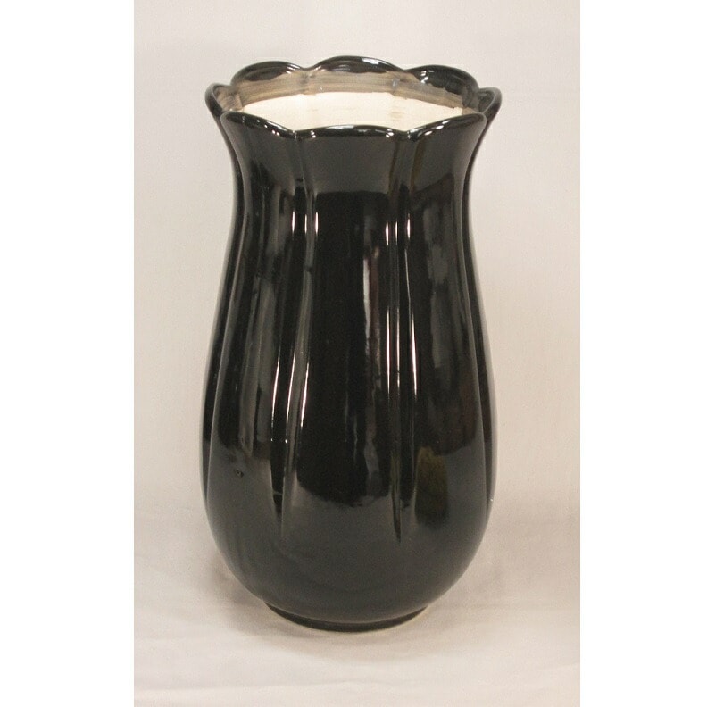 【送料無料】 陶器傘立て U-25BK[ty] 陶器 傘立て 手作り アンティーク ハンドメイド おしゃれ お洒落  安い おすすめ 人気 可愛い 重厚 重い かさたて とうき さびない もえない くさらない どっしり