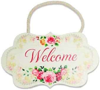 木製ウェルカムボード (花柄 A-1) [ty]