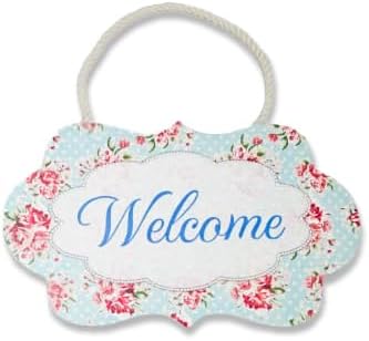 木製ウェルカムボード (花柄 A-2) [ty]