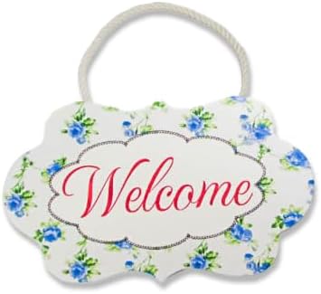 木製ウェルカムボード (花柄 A-3) [ty]