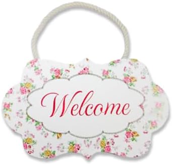 木製ウェルカムボード (花柄 A-4) [ty]