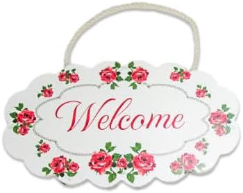 木製ウェルカムボード (花柄 B-1) [ty]