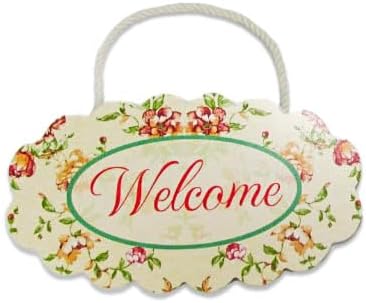 木製ウェルカムボード (花柄 B-3) [ty]