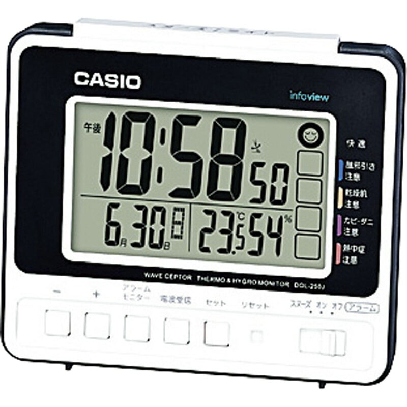 カシオ ウエーブセプター 生活環境お知らせクロック DQL-250J-7JF[tr]