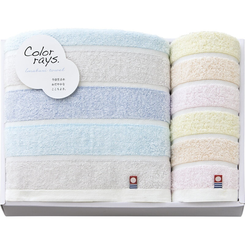 今治 カラーレイズ タオルセット <br><br> C-20300【楽ギフ_のし宛書】【楽ギフ_包装選択】[tr]