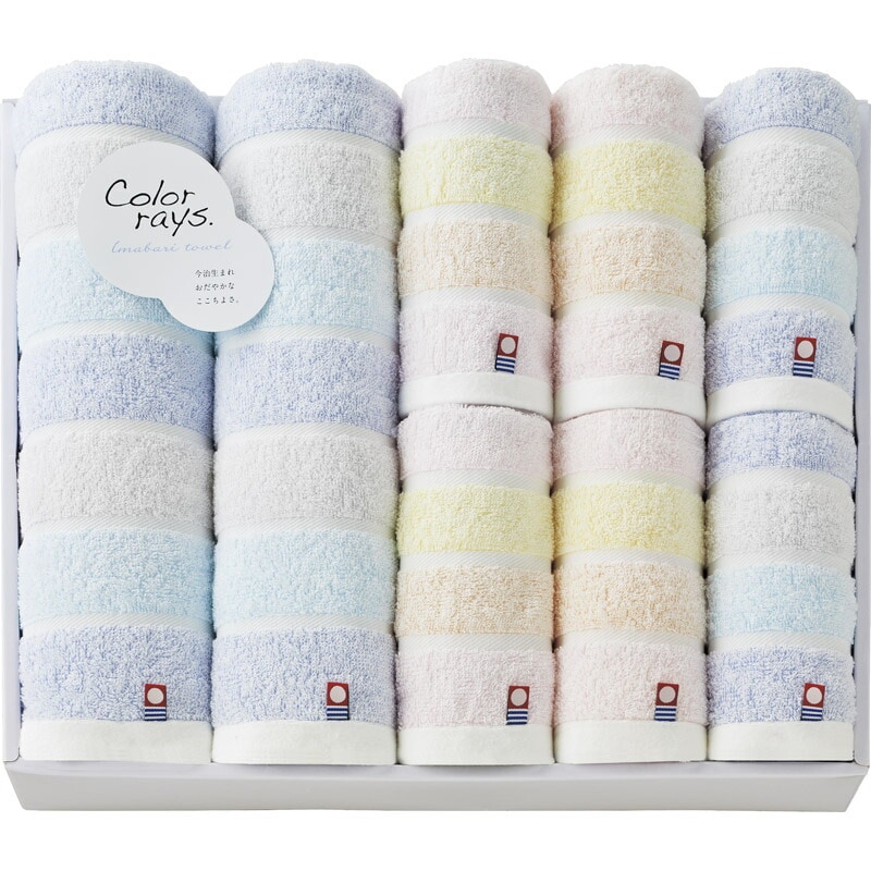 今治 カラーレイズ タオルセット <br><br> C-20100【楽ギフ_のし宛書】【楽ギフ_包装選択】[tr]