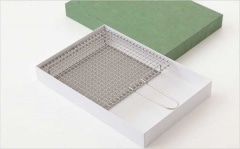 手付焼網（受け付） 大・正方形（箱入り） | 焼き網｜手付焼網,手付焼