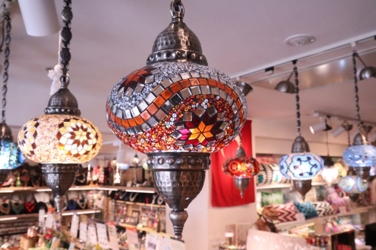 トルコモザイクランプ C8 | トルコランプ | Turquoise World