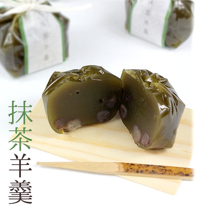 京都 鶴屋光信 御中元 夏 ギフト 涼菓 和菓子 ギフト 抹茶羊羹 5個入