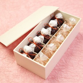 京都 鶴屋光信 和菓子 ギフト お歳暮 木箱入り 恋桜（こいざくら）5個・水羊羹5個