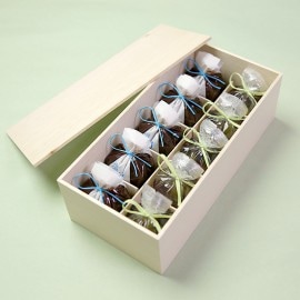 京都 鶴屋光信 御中元 夏ギフト 和菓子 ギフト 木箱入り 涼菓 せせらぎ5個・塩水羊羹5個