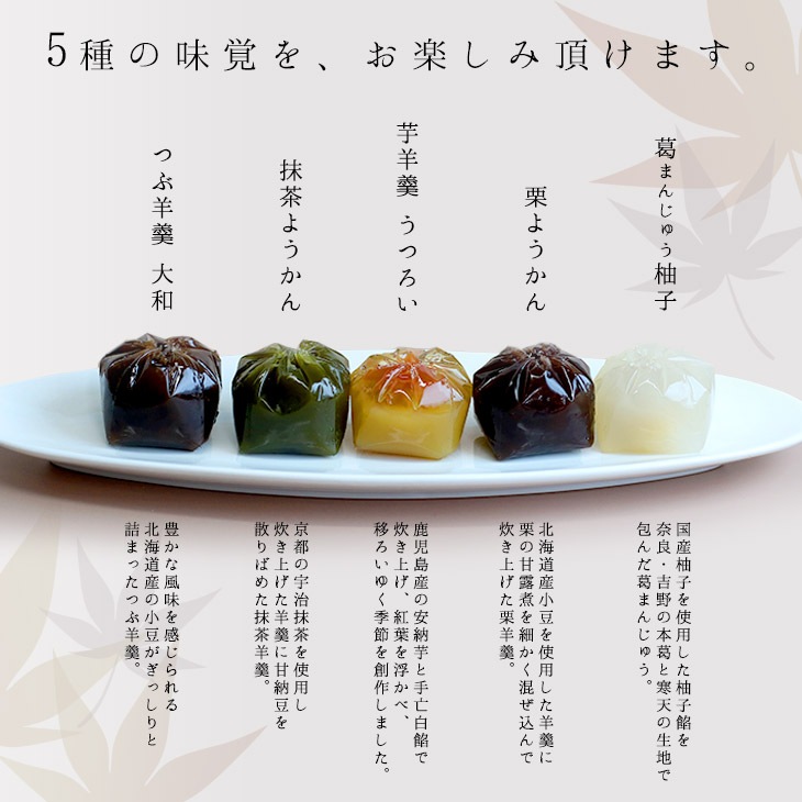 バレンタイン 京都 鶴屋光信 敬老の日 和菓子 ギフト 手土産 季節の詰合せギフト 誉 5個入