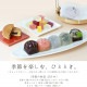 御中元　夏ギフト　京都 鶴屋光信 和菓子 詰め合わせギフト 丹後ちりめん風呂敷【紫】付　大箱　彩  内祝 御祝