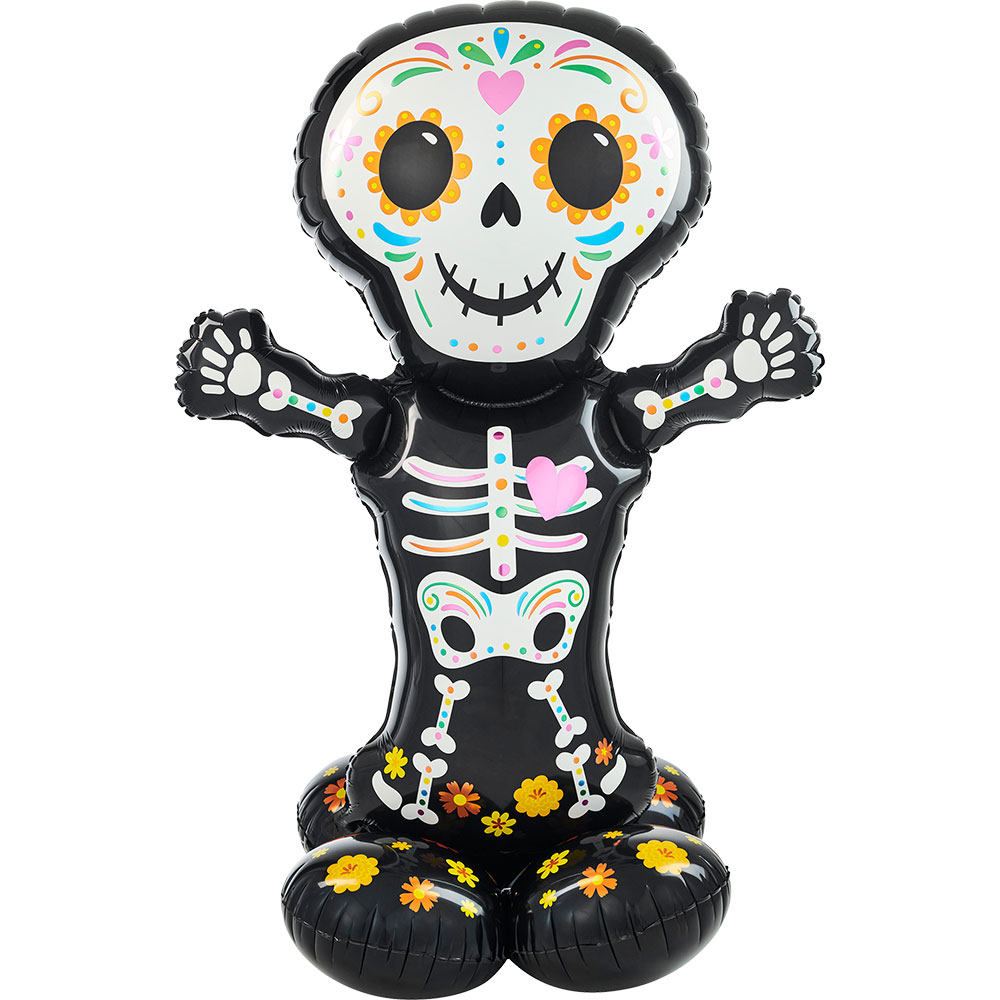 AL エアルーンズ デイオブザデットスタンディングスケルトン シーズン,ハロウィン 『バルーンショップ タキシードベア』