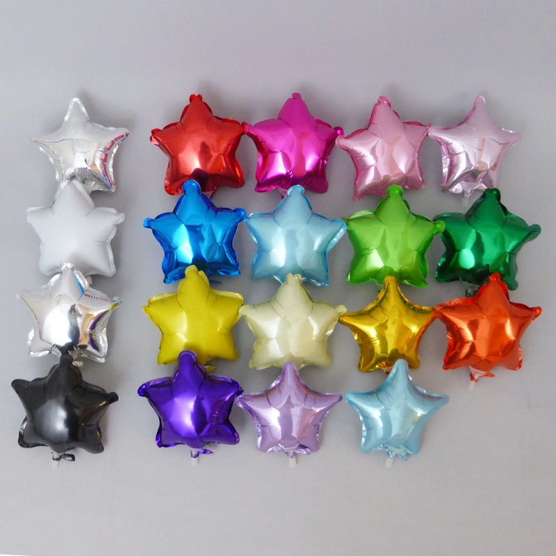4インチ スター型（スティック付き） | バルーン単品,スティック