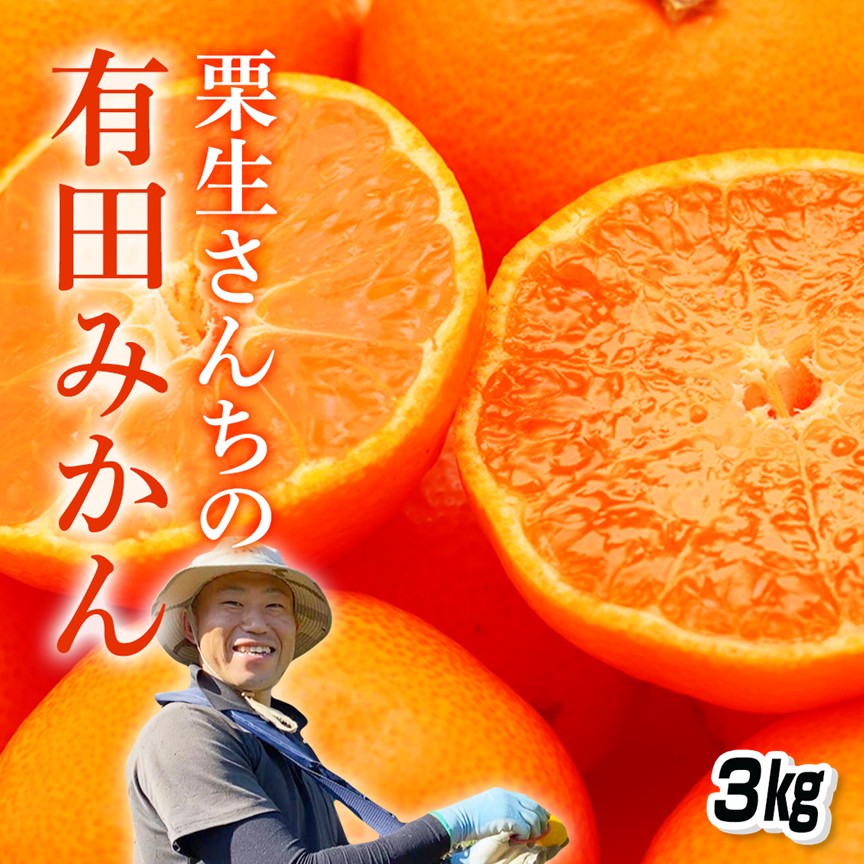 有田みかん　３㎏（約３０個）11月下旬から配送 