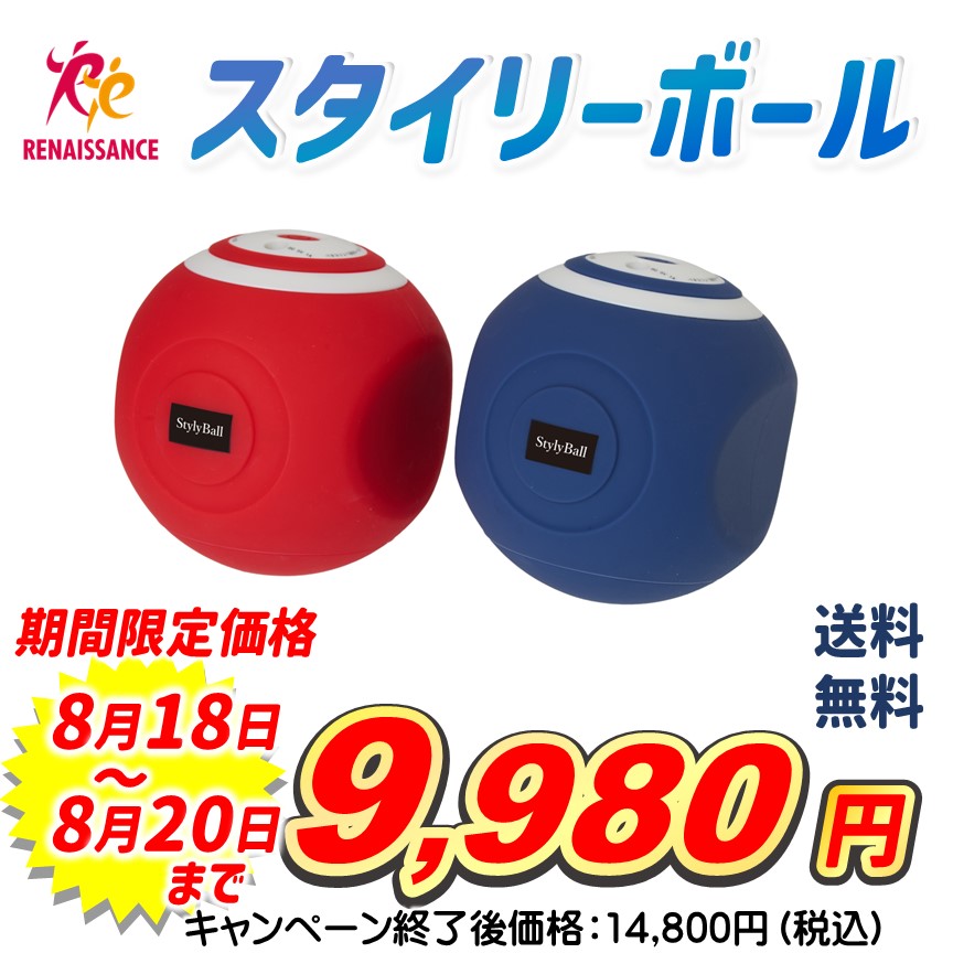 Styly Ball スタイリーボール 振動式 スタイリーボール 電動マッサージ 5段階調整