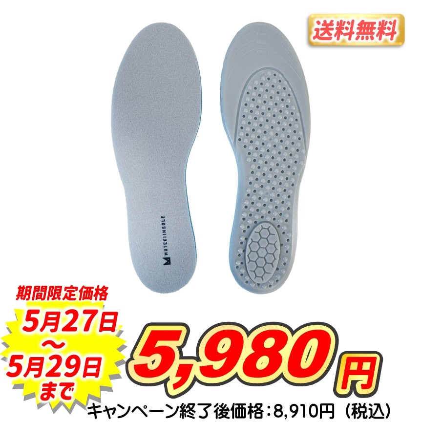 ムテキインソール3足セット【送料無料】