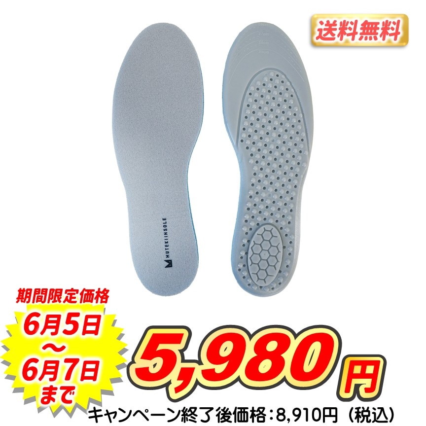 ムテキインソール3足セット【送料無料】