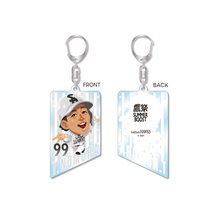 【鷹祭】ホークス テレQコラボ 鷹祭SUMMER BOOST2026 アクリルキーホルダー【コラボグッズ 5,000円以上購入で送料無料】※北海道・沖縄は10,000円以上