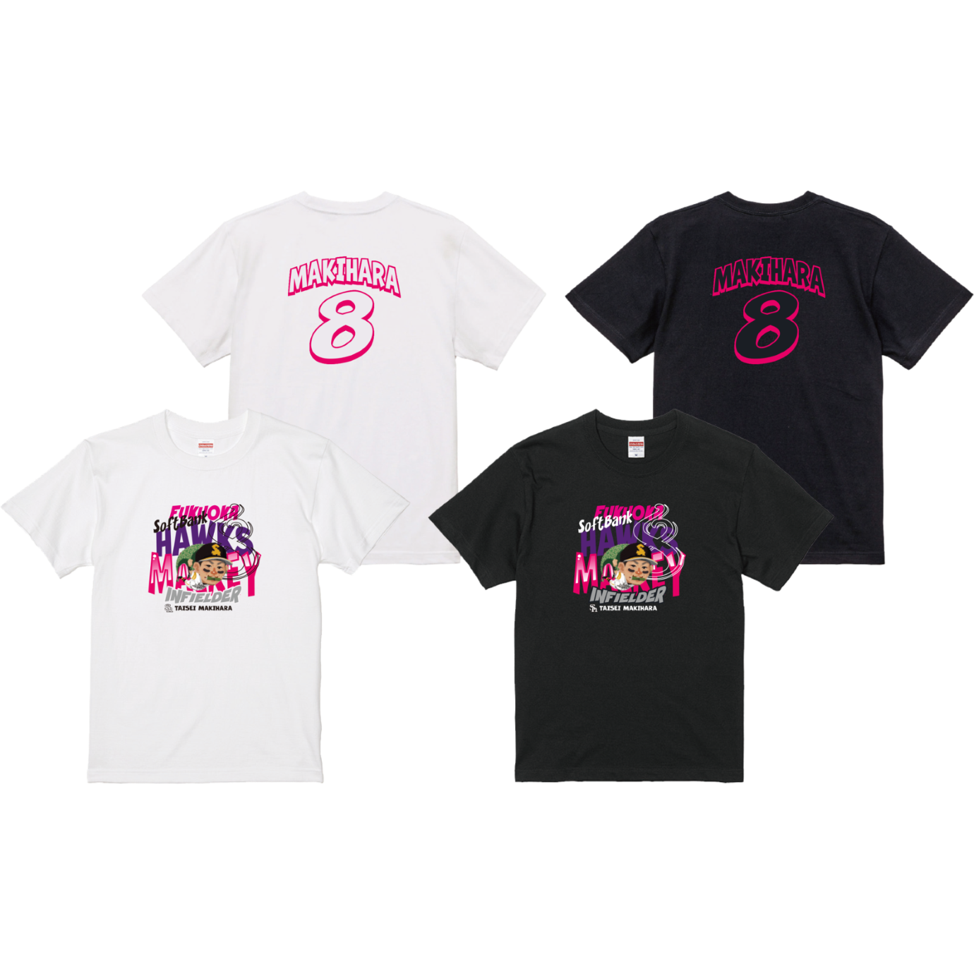 新品!限定!コラボ!KEBOZ×周東佑京 ケボズ ソフトバンクホークス T