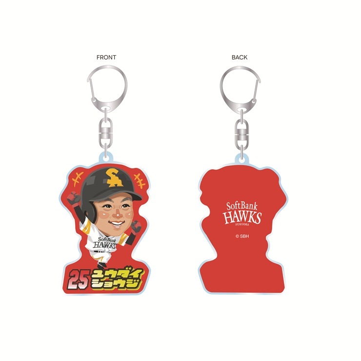 ホークス テレQコラボ2026 アクリルキーホルダー【コラボグッズ5,000円以上購入で送料無料】※北海道・沖縄は10,000円以上