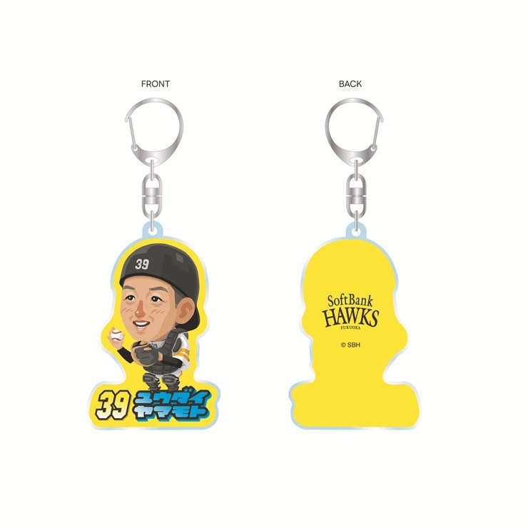 ホークス テレQコラボ2026 アクリルキーホルダー【コラボグッズ5,000円以上購入で送料無料】※北海道・沖縄は10,000円以上