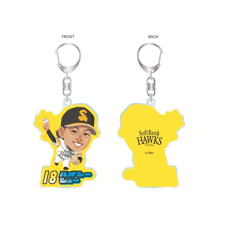 ホークス テレQコラボ2026 アクリルキーホルダー【コラボグッズ5,000円以上購入で送料無料】※北海道・沖縄は10,000円以上
