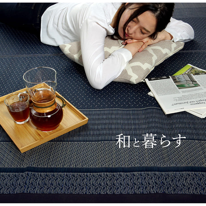 国産い草ラグ ランクス