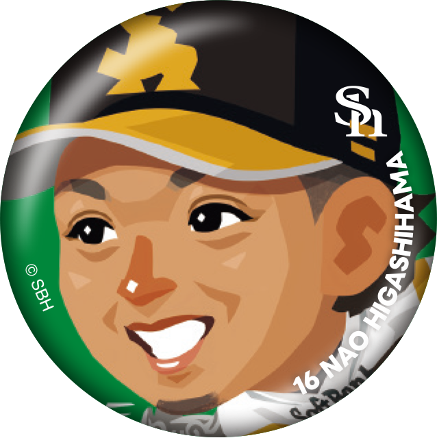 ソフトバンクホークス テレQコラボ 2025 シークレット缶バッジ【コラボグッズ5,000円以上購入で送料無料】※北海道・沖縄は10,000円以上