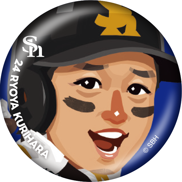 ソフトバンクホークス テレQコラボ 2025 シークレット缶バッジ【コラボグッズ5,000円以上購入で送料無料】※北海道・沖縄は10,000円以上