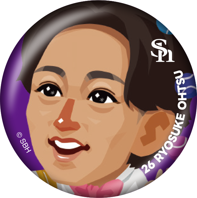 ソフトバンクホークス テレQコラボ 2025 シークレット缶バッジ【コラボグッズ5,000円以上購入で送料無料】※北海道・沖縄は10,000円以上