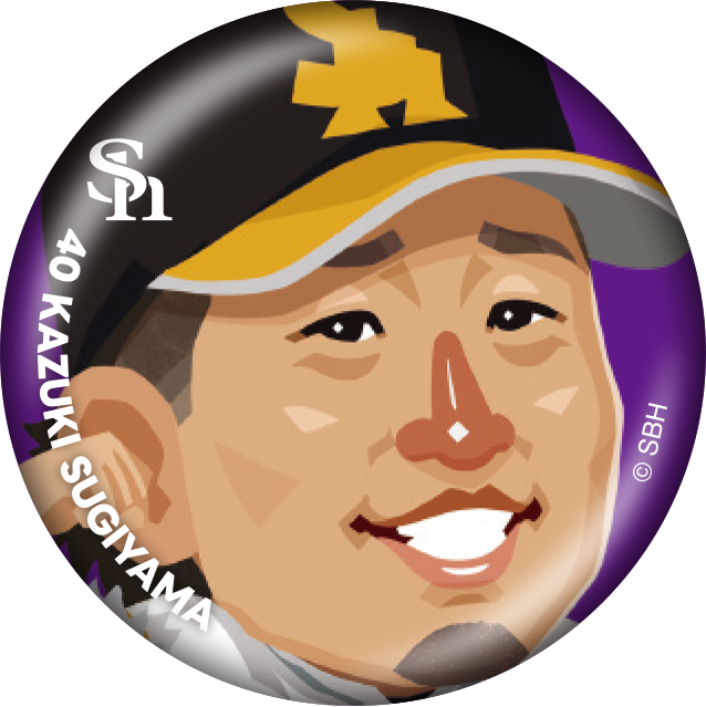 ソフトバンクホークス テレQコラボ 2025 シークレット缶バッジ【コラボグッズ5,000円以上購入で送料無料】※北海道・沖縄は10,000円以上