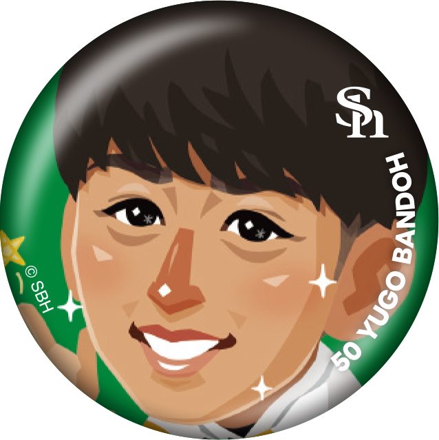 ソフトバンクホークス テレQコラボ 2025 シークレット缶バッジ【コラボグッズ5,000円以上購入で送料無料】※北海道・沖縄は10,000円以上