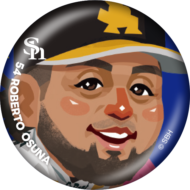 ソフトバンクホークス テレQコラボ 2025 シークレット缶バッジ【コラボグッズ5,000円以上購入で送料無料】※北海道・沖縄は10,000円以上