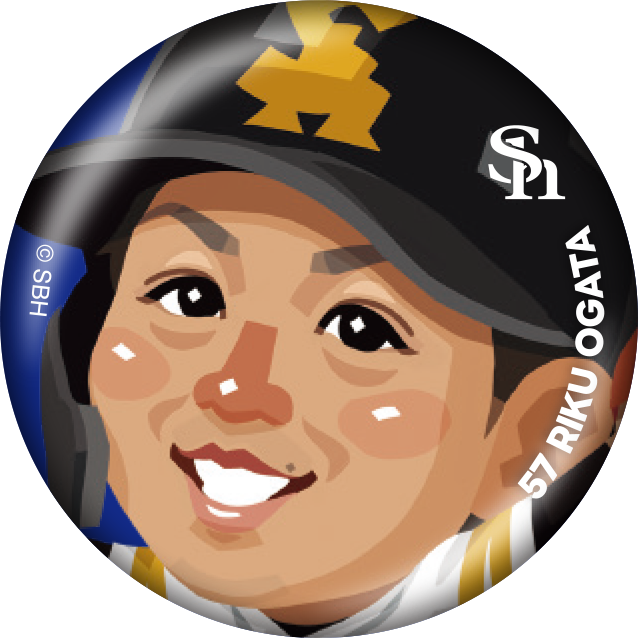 ソフトバンクホークス テレQコラボ 2025 シークレット缶バッジ【コラボグッズ5,000円以上購入で送料無料】※北海道・沖縄は10,000円以上