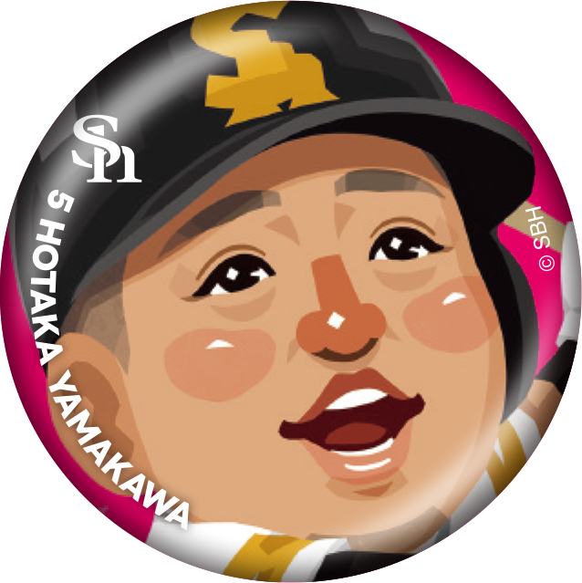 ソフトバンクホークス テレQコラボ 2025 シークレット缶バッジ【コラボグッズ5,000円以上購入で送料無料】※北海道・沖縄は10,000円以上