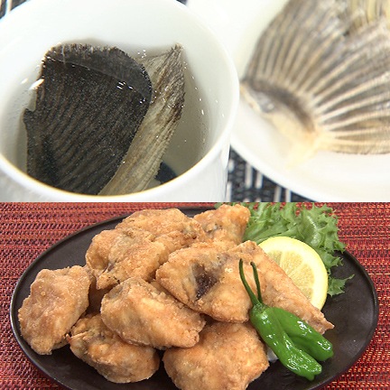 ふぐAセット（からあげ+ひれ）