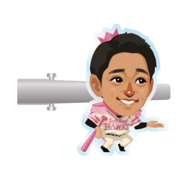 ソフトバンクホークス テレQコラボ 2025 ピンクフルデーグッズ シークレットアクリルヘアクリップ【コラボグッズ5,000円以上購入で送料無料】※北海道・沖縄は10,000円以上