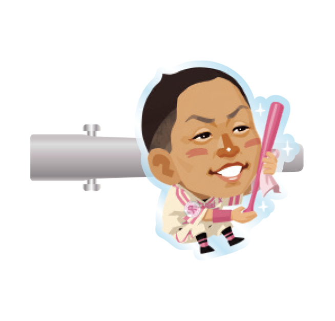 ソフトバンクホークス テレQコラボ 2025 ピンクフルデーグッズ シークレットアクリルヘアクリップ【コラボグッズ5,000円以上購入で送料無料】※北海道・沖縄は10,000円以上