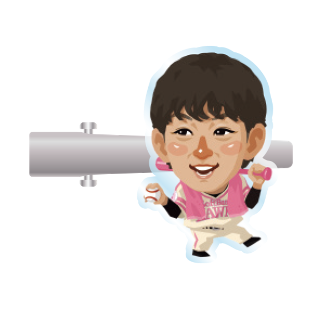 ソフトバンクホークス テレQコラボ 2025 ピンクフルデーグッズ シークレットアクリルヘアクリップ【コラボグッズ5,000円以上購入で送料無料】※北海道・沖縄は10,000円以上
