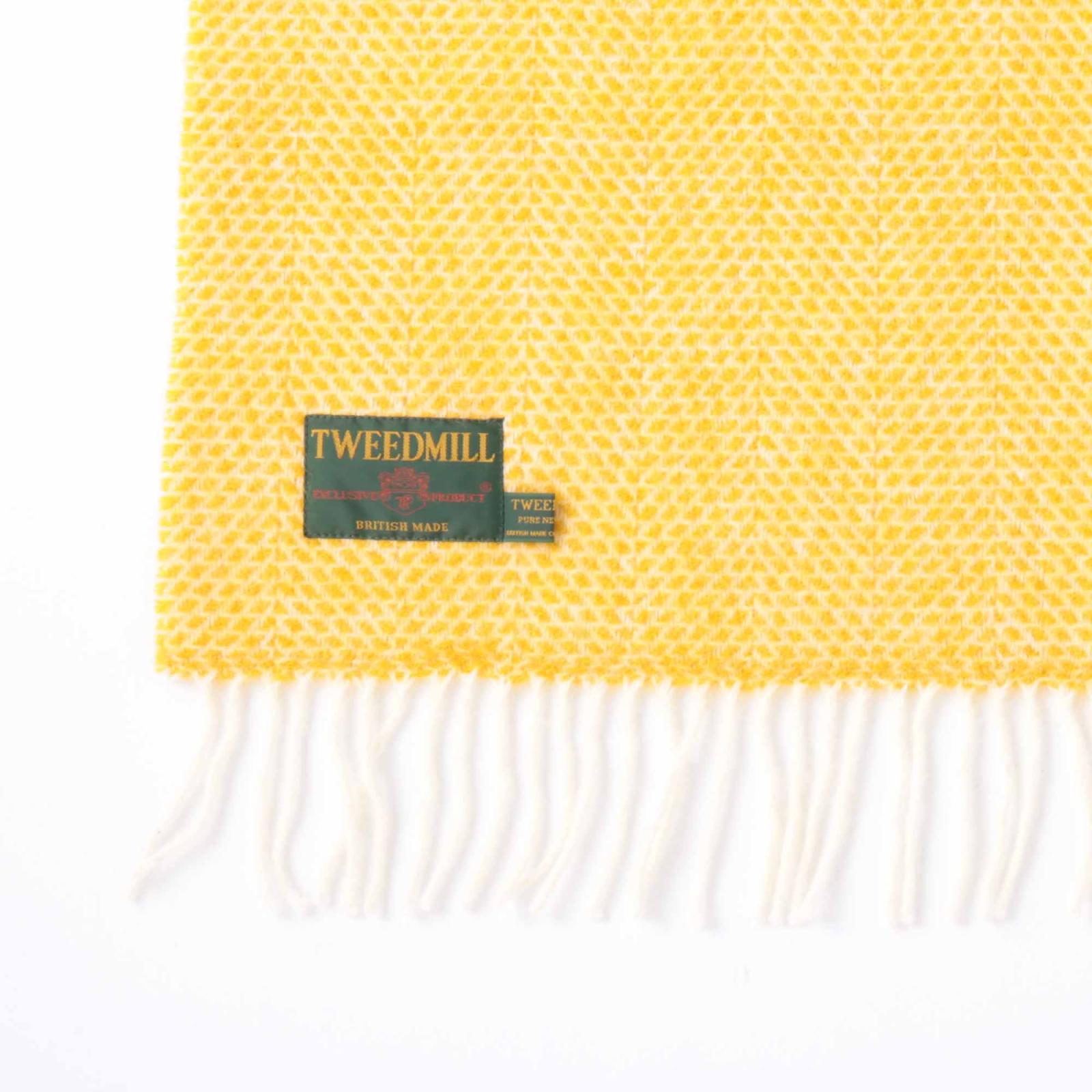 ブランケット ニーラグ 70x183cm ビーハイヴ イエロー ストール