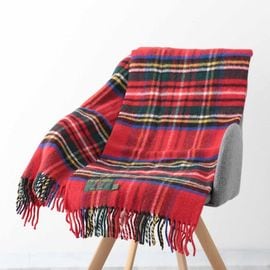 ֥󥱥å ˡ饰 70x183cm å 륹 ȡ / Knee Rug Royal Stewart Tartan Check Knee Rug