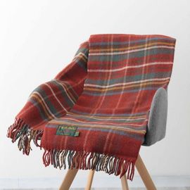 ֥󥱥å ˡ饰 70x183cm ƥ 륹 å å / Antique Royal Stewart Tartan CheckKnee Rug