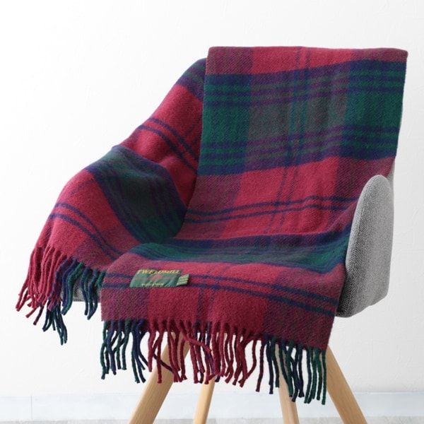 ֥󥱥å ˡ饰 70x183cm å 󥼥 ȡ / Tartan Check Lindsay Knee Rug